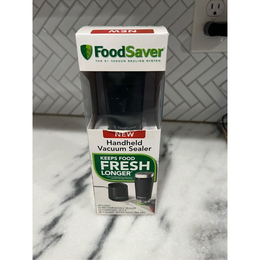 FoodSaver V1100 Cordless Handheld Food Vacuum Sealer - Black